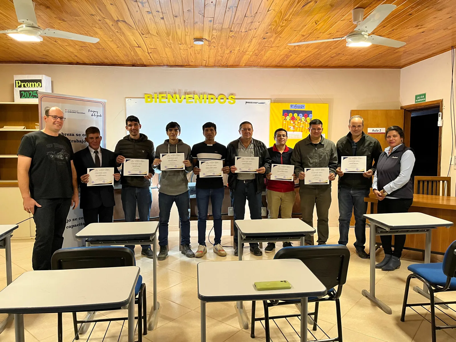 Certificación del curso de electricidad